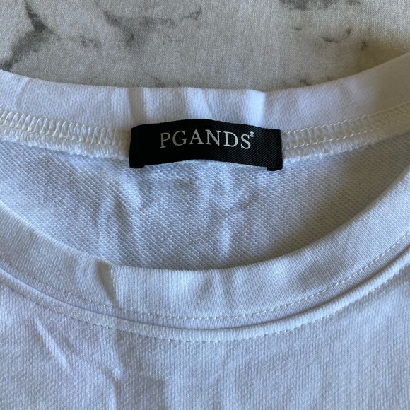 Crewneck sweatshirt blue, gray and White light weight - Picture 7 of 8